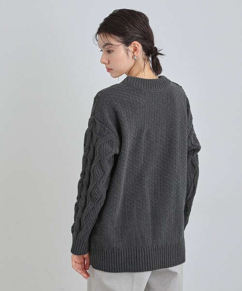 セール】【洗える】冬のコーデを盛り上げる マットモール ケーブル