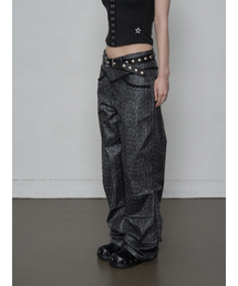 SETUP-EXE（セットアップイーエックスイー）の「PYTHON LACE  PANTS / CHARCOAL（その他パンツ）」