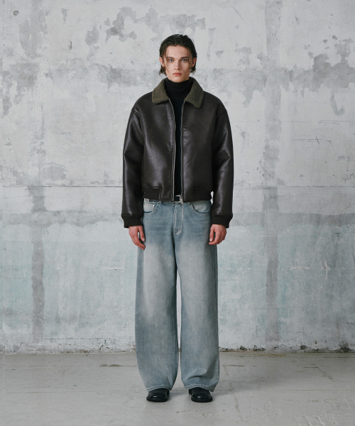 GLW(ジーエルダブリュ)の「ヴィンテージムートンボンバー ブラウン(ムートンコート・レディース・その他・SMALL/MEDIUM/LARGE)」の15枚目の写真