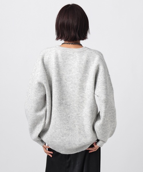 PAGEBOY（ページボーイ）の「フォトプリントニットプルオーバー（ニット/セーター・レディース・ブラック/グレー/レッド・FREE）」の17枚目の写真