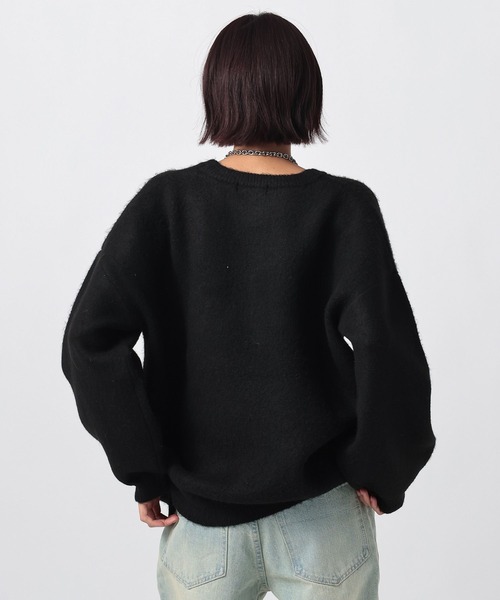 PAGEBOY（ページボーイ）の「フォトプリントニットプルオーバー（ニット/セーター・レディース・ブラック/グレー/レッド・FREE）」の10枚目の写真