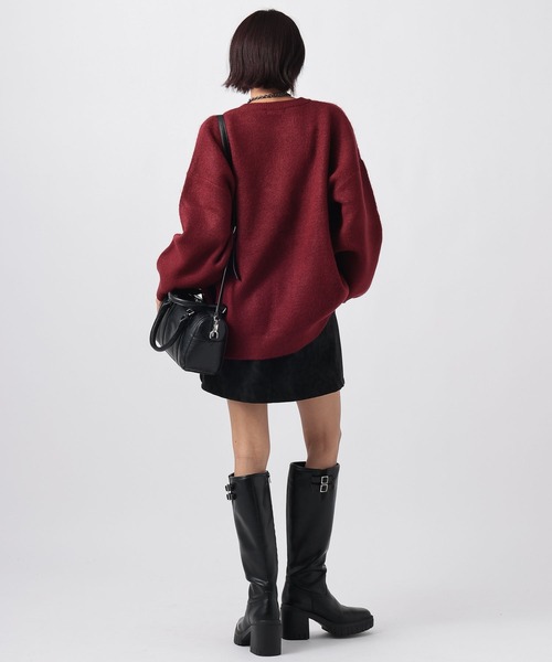 PAGEBOY（ページボーイ）の「フォトプリントニットプルオーバー（ニット/セーター・レディース・ブラック/グレー/レッド・FREE）」の21枚目の写真