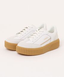 SOREL（ソレル）の「【SOREL】ONA AVE T-TOE（ソレル オーエヌエー アベニュー Tトウ）厚底レザースニーカー NL5269（スニーカー・レディース）」