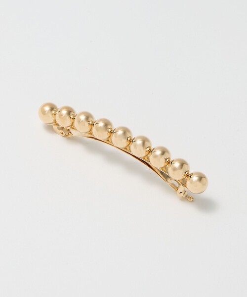 UNITED ARROWS（ユナイテッドアローズ）の「メタルボール バレッタ（バレッタ/ヘアクリップ・レディース・シルバー/ゴールド・FREE）」の3枚目の写真