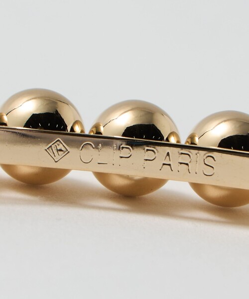 UNITED ARROWS（ユナイテッドアローズ）の「メタルボール バレッタ（バレッタ/ヘアクリップ・レディース・シルバー/ゴールド・FREE）」の6枚目の写真