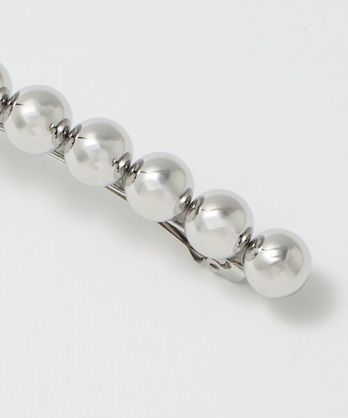 UNITED ARROWS（ユナイテッドアローズ）の「メタルボール バレッタ（バレッタ/ヘアクリップ・レディース・シルバー/ゴールド・FREE）」の7枚目の写真