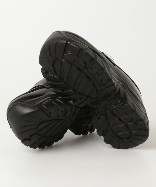 LOVEHUNTER(ラブハンター)の「LOVE HUNTER/軽量 厚底 ローファースニーカー|+6cm 美脚・脚長・厚底スニーカーソール・韓国・通勤通学(2232)(ローファー・レディース・ブラック/ブラック系その他・SS/S/M/L/LL/3L)」の4枚目の写真