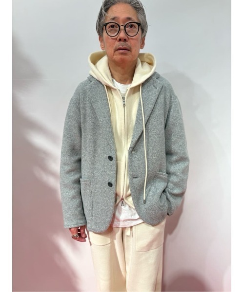 onegravity(ワングラビティ)の「onegravity / ウールジャージー 2Bジャケット(テーラードジャケット・メンズ・ブラック/グレー・SMALL/MEDIUM/LARGE/X-LARGE)」の4枚目の写真