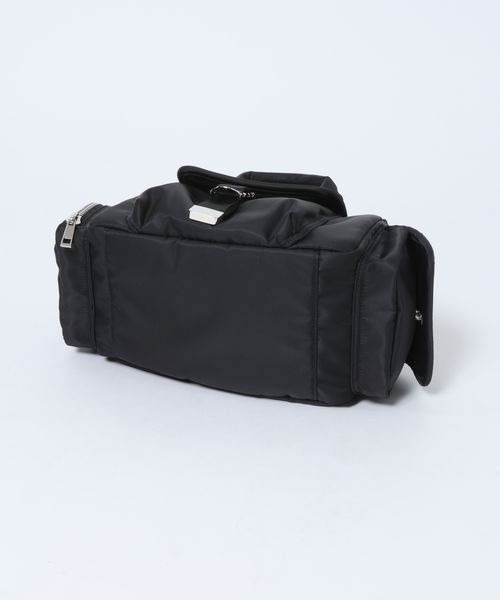 JEANASIS（ジーナシス）の「ナイロンポケットボストン/637897（ボストンバッグ・レディース・ブラック/カーキ・FREE）」の6枚目の写真