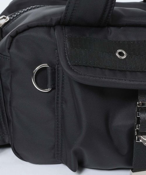 JEANASIS（ジーナシス）の「ナイロンポケットボストン/637897（ボストンバッグ・レディース・ブラック/カーキ・FREE）」の7枚目の写真