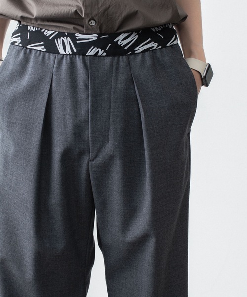 VEIN (ヴェイン)の「3/60 ハイツイスト ウールトロ イージートラウザーズ / 3/60 HIGH TWIST WOOL TRO EASY TROUSERS(スラックス・メンズ・グレー/ブラック・1/3/2/4)」の10枚目の写真