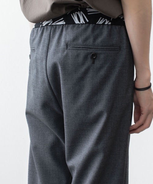 VEIN (ヴェイン)の「3/60 ハイツイスト ウールトロ イージートラウザーズ / 3/60 HIGH TWIST WOOL TRO EASY TROUSERS(スラックス・メンズ・グレー/ブラック・1/3/2/4)」の12枚目の写真