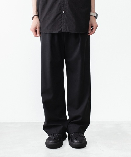 VEIN (ヴェイン)の「3/60 ハイツイスト ウールトロ イージートラウザーズ / 3/60 HIGH TWIST WOOL TRO EASY TROUSERS(スラックス・メンズ・グレー/ブラック・1/3/2/4)」の14枚目の写真