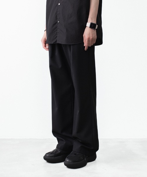 VEIN (ヴェイン)の「3/60 ハイツイスト ウールトロ イージートラウザーズ / 3/60 HIGH TWIST WOOL TRO EASY TROUSERS(スラックス・メンズ・グレー/ブラック・1/3/2/4)」の16枚目の写真
