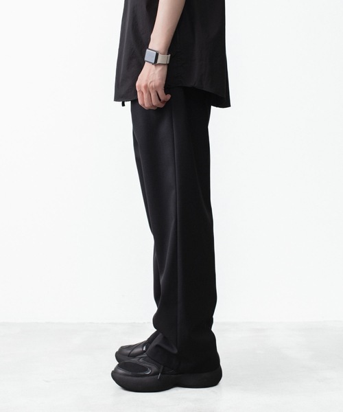 VEIN (ヴェイン)の「3/60 ハイツイスト ウールトロ イージートラウザーズ / 3/60 HIGH TWIST WOOL TRO EASY TROUSERS(スラックス・メンズ・グレー/ブラック・1/3/2/4)」の17枚目の写真
