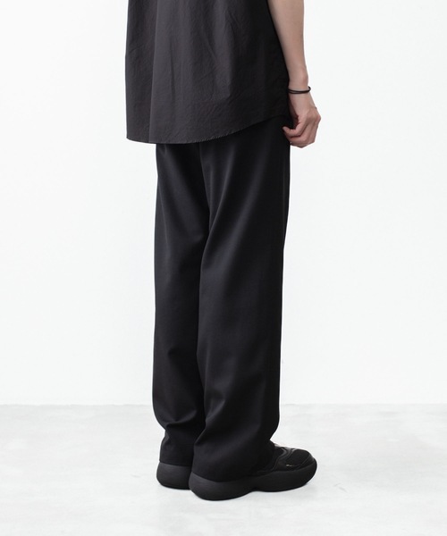 VEIN (ヴェイン)の「3/60 ハイツイスト ウールトロ イージートラウザーズ / 3/60 HIGH TWIST WOOL TRO EASY TROUSERS(スラックス・メンズ・グレー/ブラック・1/3/2/4)」の18枚目の写真