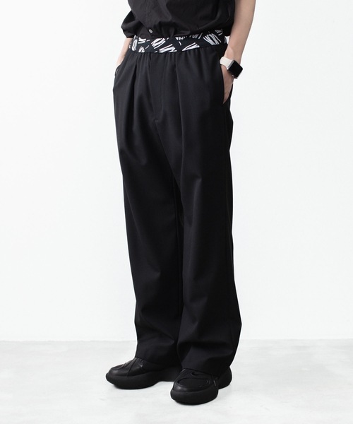 VEIN (ヴェイン)の「3/60 ハイツイスト ウールトロ イージートラウザーズ / 3/60 HIGH TWIST WOOL TRO EASY TROUSERS(スラックス・メンズ・グレー/ブラック・1/3/2/4)」の19枚目の写真