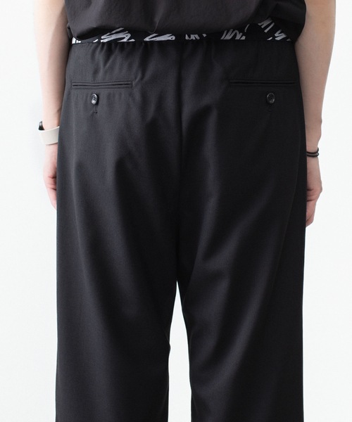 VEIN (ヴェイン)の「3/60 ハイツイスト ウールトロ イージートラウザーズ / 3/60 HIGH TWIST WOOL TRO EASY TROUSERS(スラックス・メンズ・グレー/ブラック・1/3/2/4)」の22枚目の写真