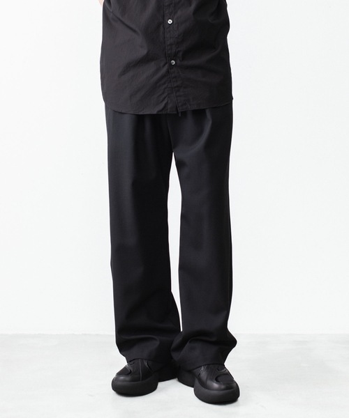 VEIN (ヴェイン)の「3/60 ハイツイスト ウールトロ イージートラウザーズ / 3/60 HIGH TWIST WOOL TRO EASY TROUSERS(スラックス・メンズ・グレー/ブラック・1/3/2/4)」の15枚目の写真
