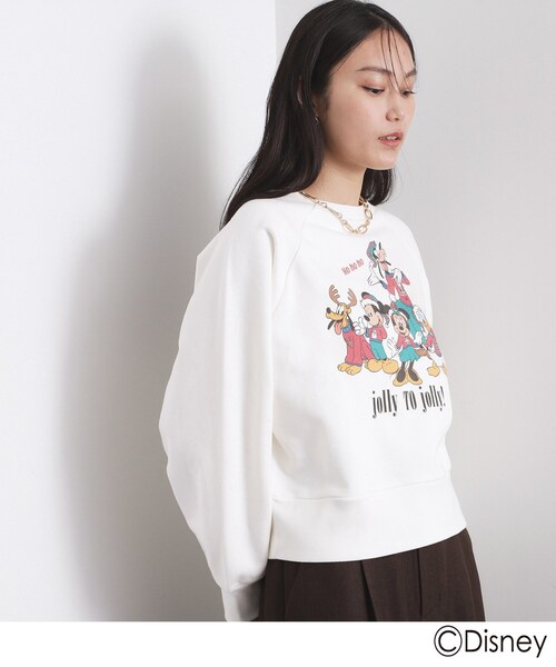Mickey Mouse》プリントアソートスウェット【洗濯機OK】（スウェット