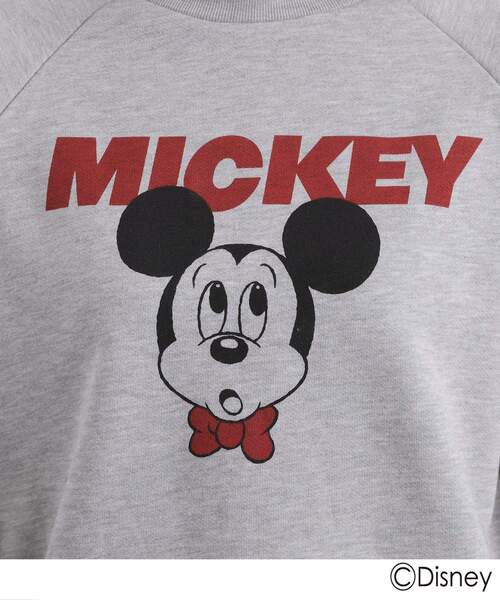 OPAQUE.CLIP（オペークドットクリップ）の「《Mickey Mouse》プリントアソートスウェット【洗濯機OK】（スウェット・レディース・ホワイト/グリーン/グレー・99）」の12枚目の写真