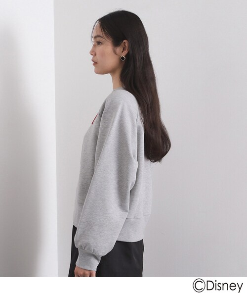OPAQUE.CLIP（オペークドットクリップ）の「《Mickey Mouse》プリントアソートスウェット【洗濯機OK】（スウェット・レディース・ホワイト/グリーン/グレー・99）」の18枚目の写真