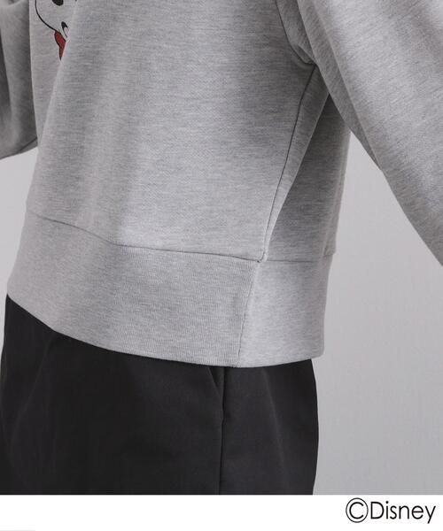 OPAQUE.CLIP（オペークドットクリップ）の「《Mickey Mouse》プリントアソートスウェット【洗濯機OK】（スウェット・レディース・ホワイト/グリーン/グレー・99）」の22枚目の写真