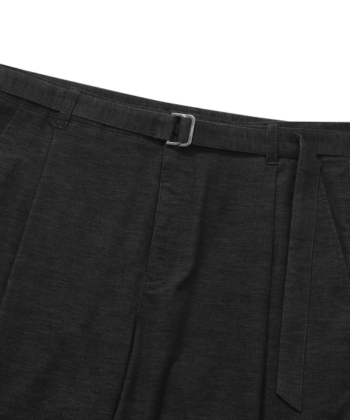 COVERNAT(カバーナット)の「モールスキンワンタックワイドフィットベルト付きパンツチャコール(その他パンツ・レディース・その他・SMALL/MEDIUM/LARGE/X-LARGE)」の3枚目の写真