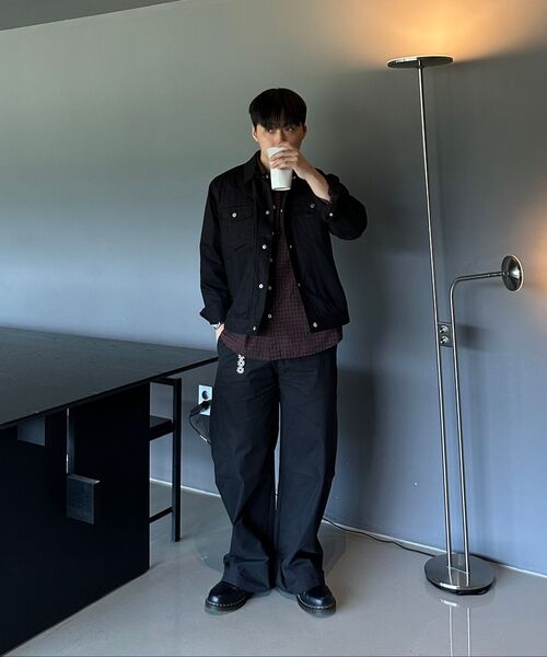 JUAN HOMME(ジュアンオム)の「ナイロンカーブパンツ(ブラック)(その他パンツ・メンズ・その他・SMALL/MEDIUM/LARGE)」の10枚目の写真