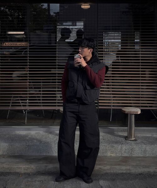 JUAN HOMME(ジュアンオム)の「ナイロンカーブパンツ(ブラック)(その他パンツ・メンズ・その他・SMALL/MEDIUM/LARGE)」の11枚目の写真
