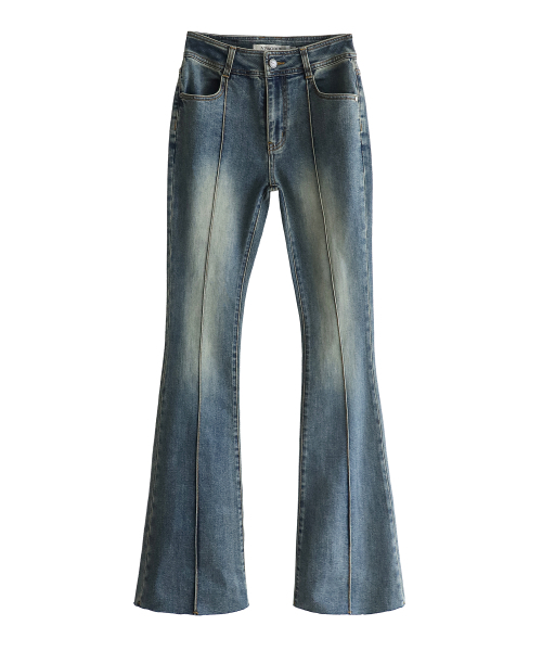 Vivacious(ビバシャス)の「Sculpted Bootscut Pants BLUE(デニムパンツ・レディース・ブルー・LARGE/SMALL/MEDIUM)」の3枚目の写真