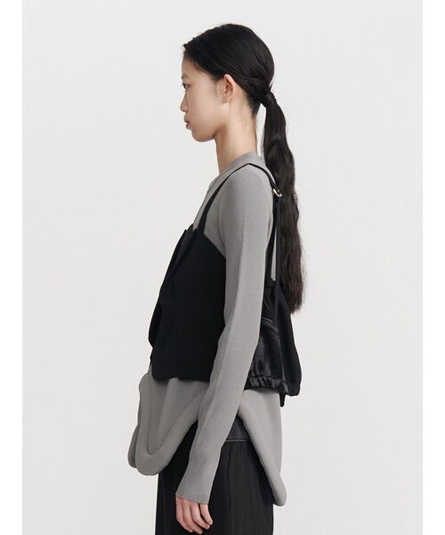 UN3D.(アンスリード)の「FRONT BACK DOCKING BUSTIER / フロントバックドッキングビスチェ(その他トップス・レディース・ブラック/グレー・FREE)」の13枚目の写真