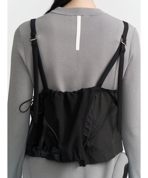 UN3D.(アンスリード)の「FRONT BACK DOCKING BUSTIER / フロントバックドッキングビスチェ(その他トップス・レディース・ブラック/グレー・FREE)」の16枚目の写真