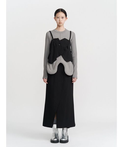 UN3D.（アンスリード）の「FRONT BACK DOCKING BUSTIER【セットアップ