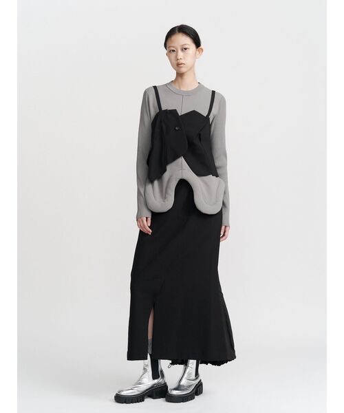 UN3D.(アンスリード)の「FRONT BACK DOCKING BUSTIER / フロントバックドッキングビスチェ(その他トップス・レディース・ブラック/グレー・FREE)」の20枚目の写真