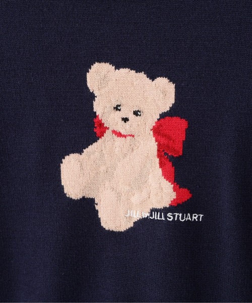 JILL by JILL STUART(ジルバイジルスチュアート)の「◇<BEARシリーズ>インターシャニット(ニット/セーター・レディース・ホワイト/ネイビー/グレー・FREE)」の17枚目の写真