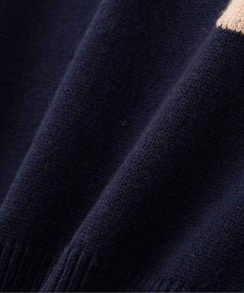 JILL by JILL STUART(ジルバイジルスチュアート)の「◇<BEARシリーズ>インターシャニット(ニット/セーター・レディース・ホワイト/ネイビー/グレー・FREE)」の15枚目の写真