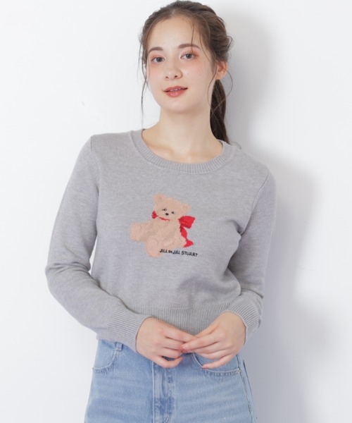 ◇＜BEARシリーズ＞インターシャニット（ニット/セーター）｜JILL by