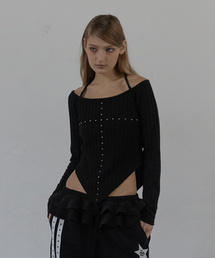 WESTERN CROSS TOP / BLACK