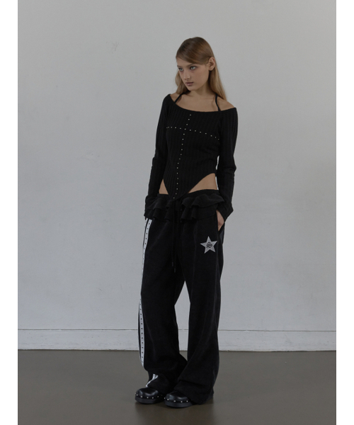 SETUP-EXE(セットアップイーエックスイー)の「WESTERN CROSS TOP / BLACK(Tシャツ/カットソー・レディース・その他・OS)」の9枚目の写真