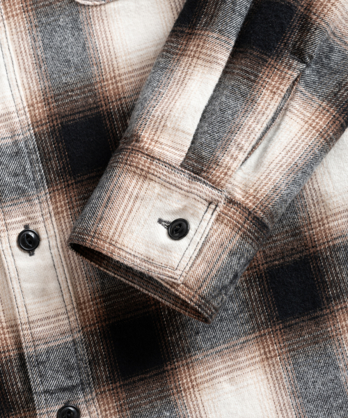 WILD BRICKS(ワイルドブリックス)の「W24 OMBRE PLAID WORK SHIRT (beige)(シャツ/ブラウス・メンズ・その他・LARGE/X-LARGE/MEDIUM)」の6枚目の写真