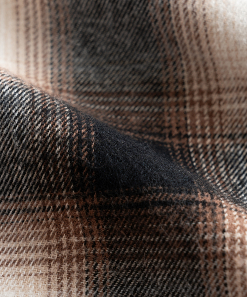 WILD BRICKS(ワイルドブリックス)の「W24 OMBRE PLAID WORK SHIRT (beige)(シャツ/ブラウス・メンズ・その他・LARGE/X-LARGE/MEDIUM)」の8枚目の写真