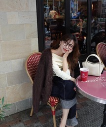 RANCLIC（ランクリック）の「コージーシャギーニットカーディガン（カーディガン/ボレロ）」