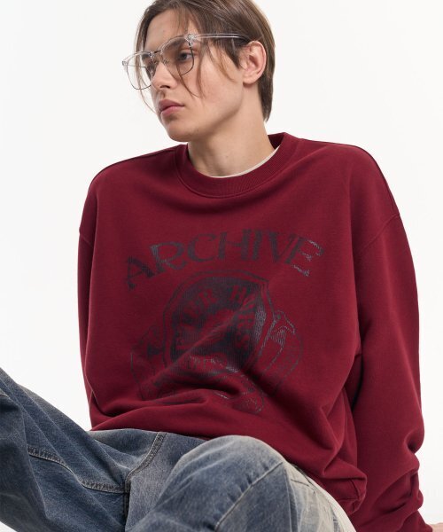 MOO(エムオーオー)の「アーカイブバルーンオーバースウェット - バーガンディ(スウェット・レディース・その他・LARGE/MEDIUM/X-LARGE)」の7枚目の写真