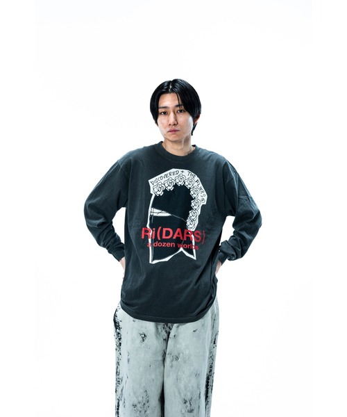 DISCOVERED（ディスカバード）の「DISCOVERED Staff Long Sleeve T-shirt（Tシャツ/カットソー・メンズ・ホワイト/ブラック・FREE）」の2枚目の写真