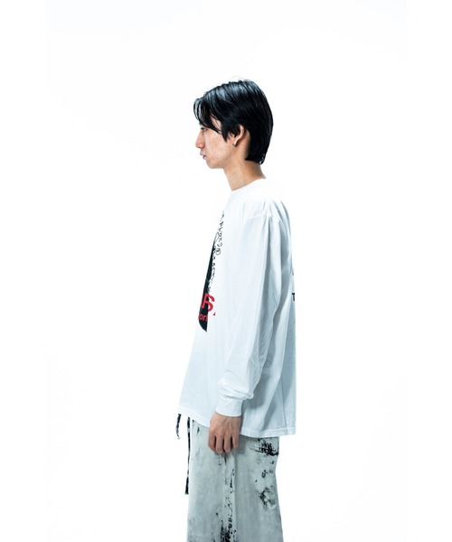 DISCOVERED（ディスカバード）の「DISCOVERED Staff Long Sleeve T-shirt（Tシャツ/カットソー・メンズ・ホワイト/ブラック・FREE）」の13枚目の写真