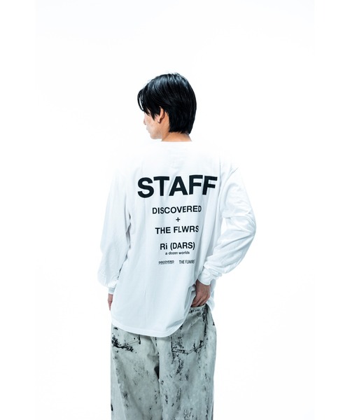 DISCOVERED（ディスカバード）の「DISCOVERED Staff Long Sleeve T-shirt（Tシャツ/カットソー・メンズ・ホワイト/ブラック・FREE）」の11枚目の写真