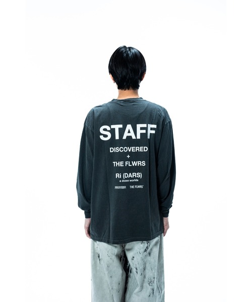 DISCOVERED（ディスカバード）の「DISCOVERED Staff Long Sleeve T-shirt（Tシャツ/カットソー・メンズ・ホワイト/ブラック・FREE）」の8枚目の写真