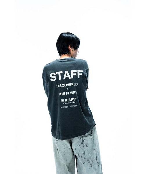 DISCOVERED（ディスカバード）の「DISCOVERED Staff Long Sleeve T-shirt（Tシャツ/カットソー・メンズ・ホワイト/ブラック・FREE）」の7枚目の写真