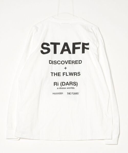 DISCOVERED（ディスカバード）の「DISCOVERED Staff Long Sleeve T-shirt（Tシャツ/カットソー・メンズ・ホワイト/ブラック・FREE）」の3枚目の写真